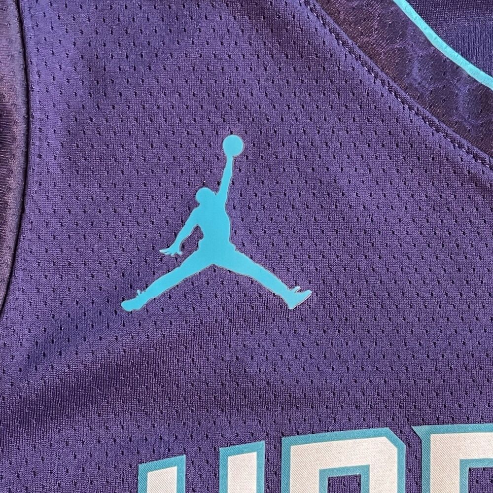 NBA Jordan Charlotte Hornets LaMelo Ball Jersey #1 Men’s 3XL (60) - Picture 4 of 12